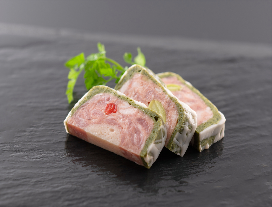 鶏肉と豚肉のテリーヌ
